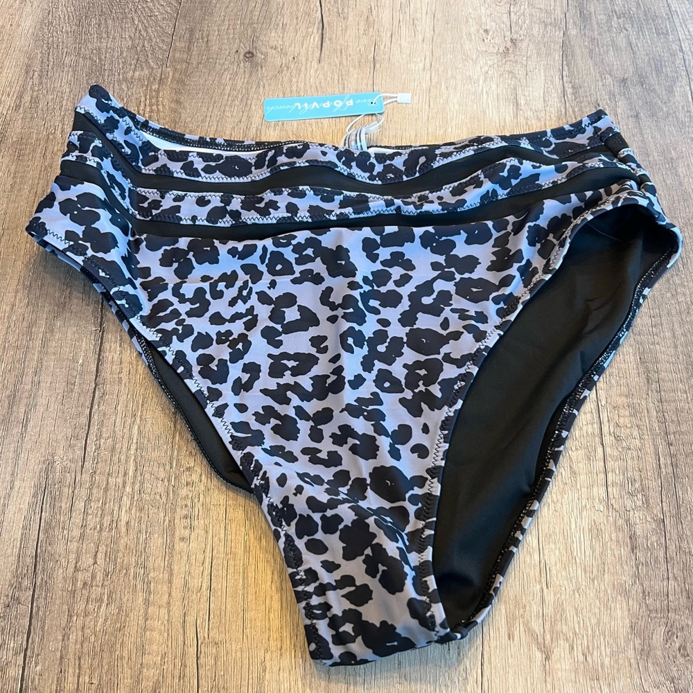 Black and Gray Classic Bikini Swimwear